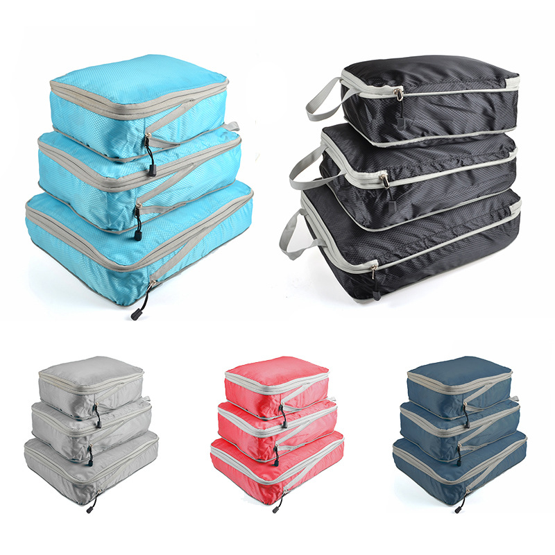 Backpack Insert Organizer - Foldable Compressible Packing Cubes, Waterproof Travel