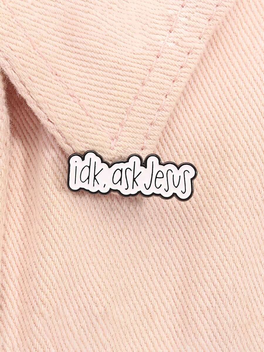 1pc 'Idk, Ask Jesus' Enamel Pi - Fashion Backpack Women ulasan dan harga