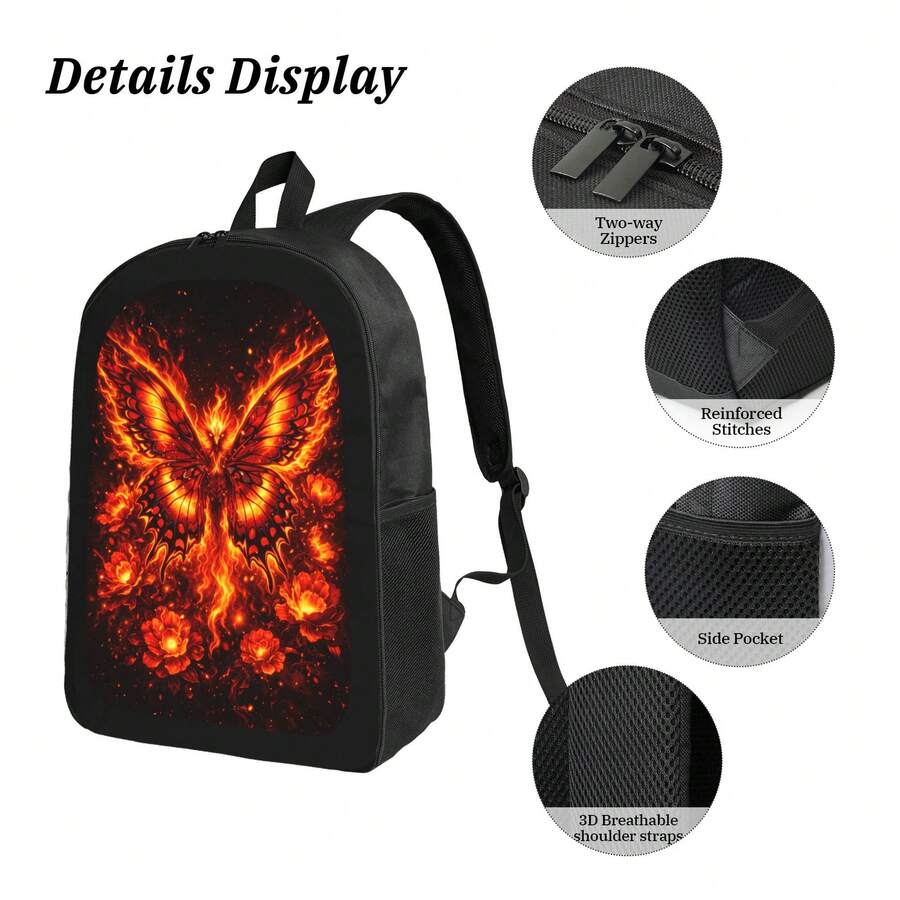 Flame Phoenix Butterfly Backpa - Fashion Backpack Women ulasan dan harga
