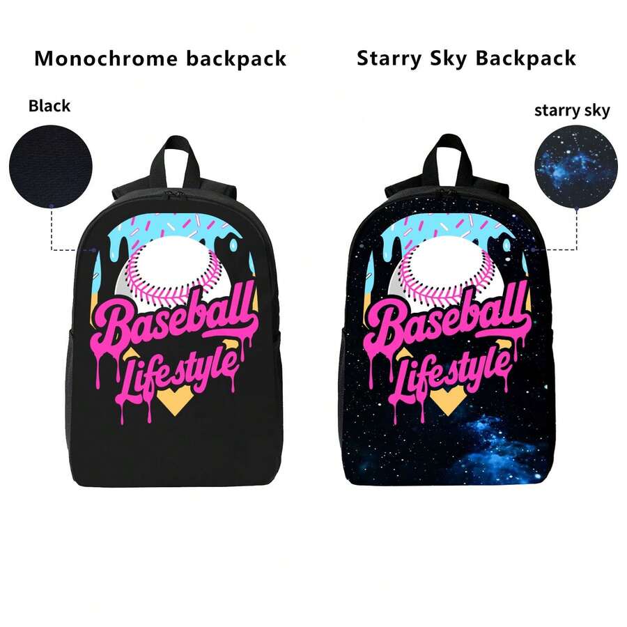 Baseball Drip Design Backpack  - Laptop Backpack 15.6 ulasan dan harga