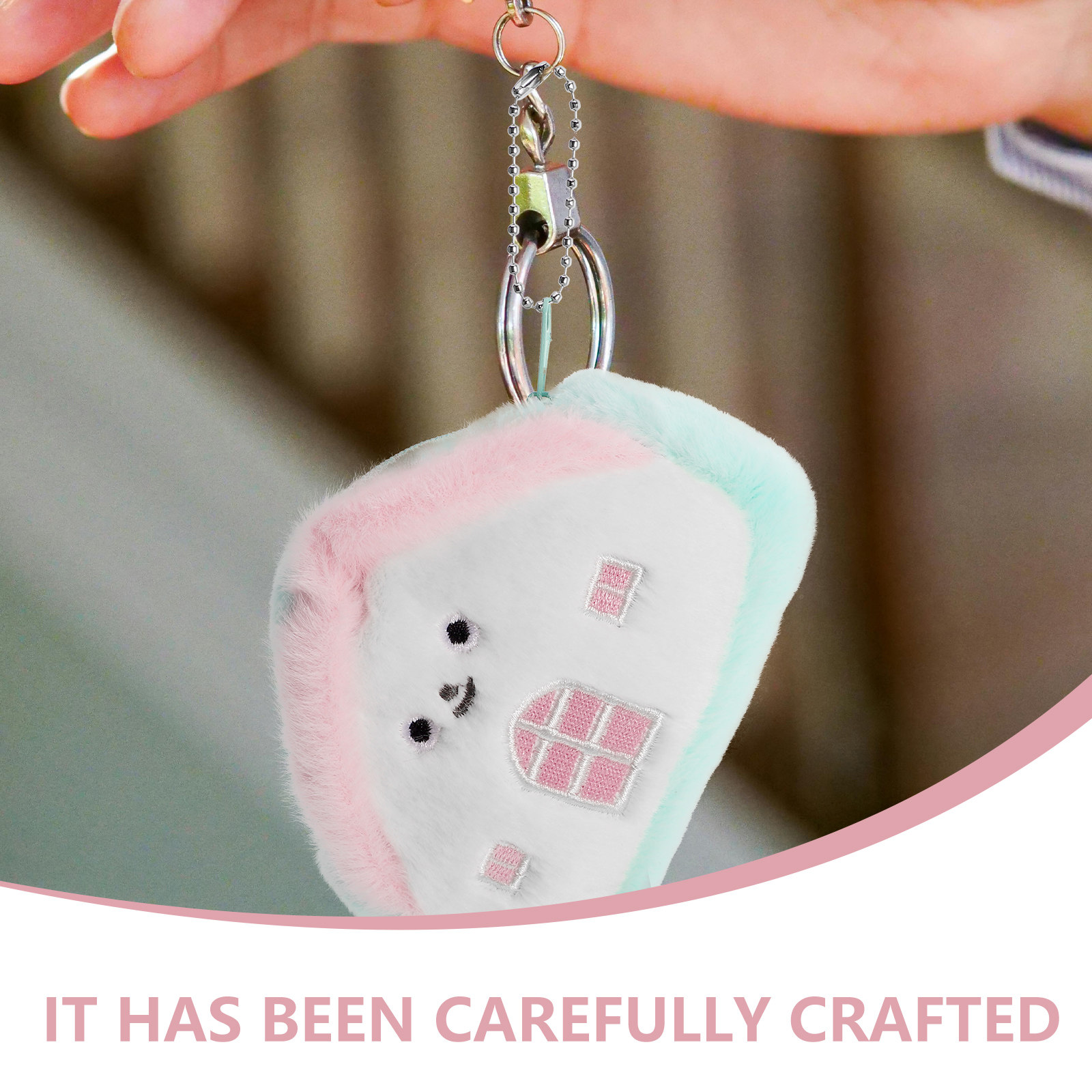 Adorable Mini House Keychain C - Mini Backpack Purse ulasan dan harga