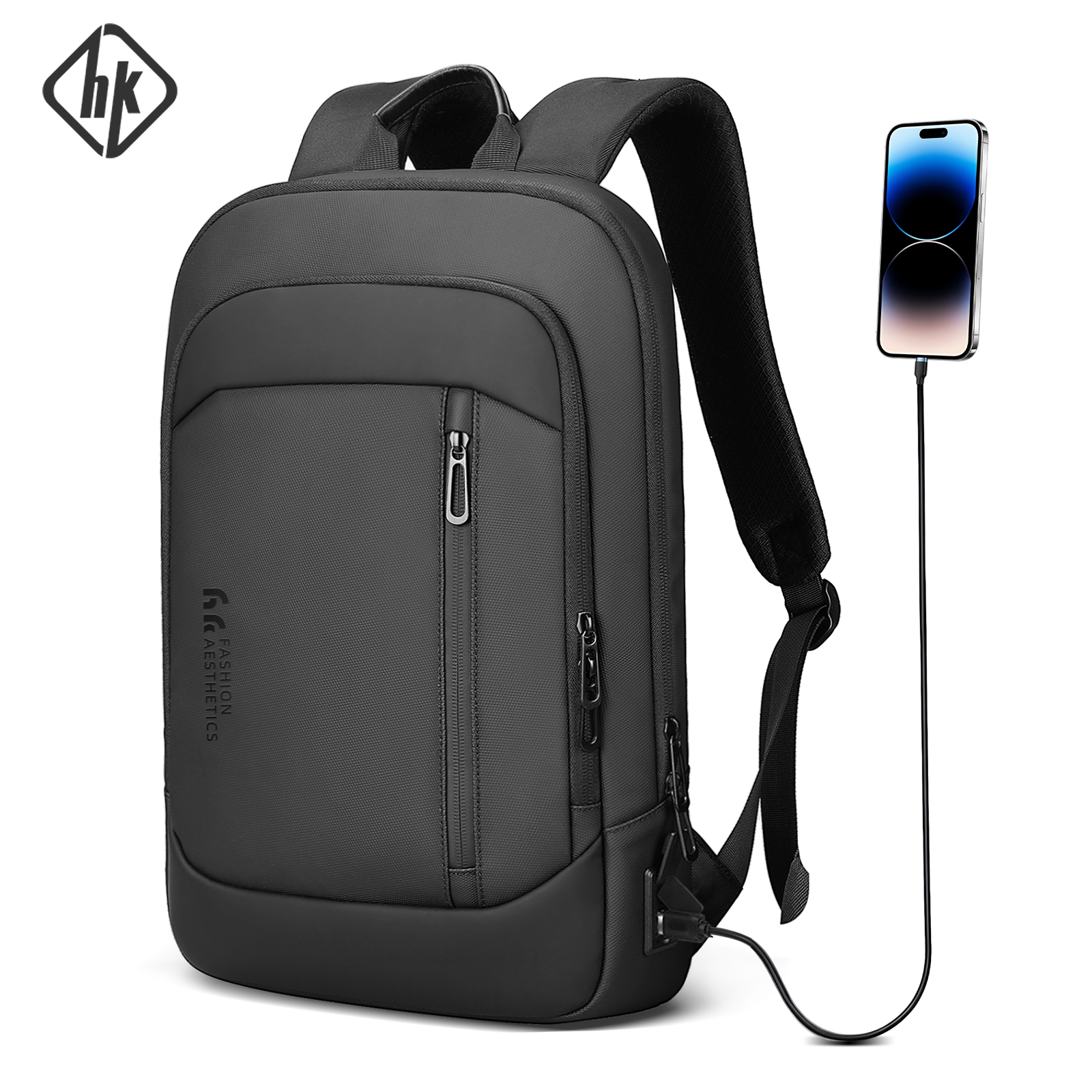 HK Lightweight Men's Business  - Laptop Backpack 15.6 ulasan dan harga