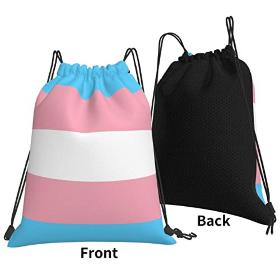 Transgender Pride Flag Unisex  - Drawstring Gym Bag ulasan dan harga