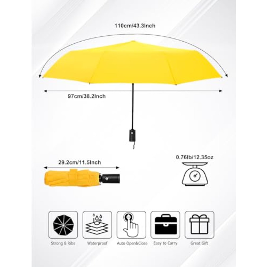 Travel Umbrella UV Sun Protect - Mini Backpack Purse ulasan dan harga