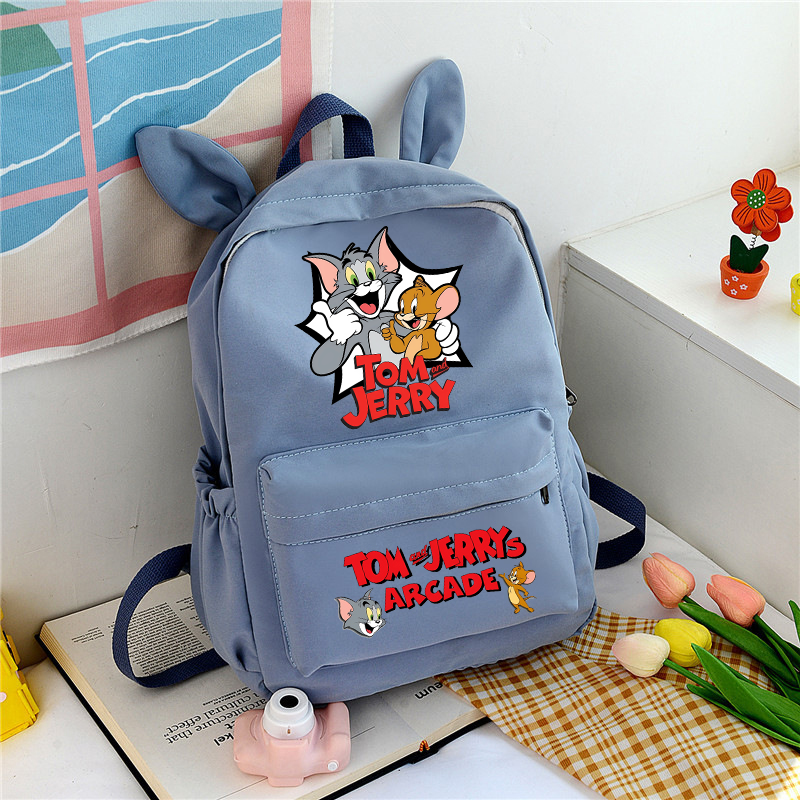 Tom and Jerry Cute School Bag  - School Backpack Teen ulasan dan harga