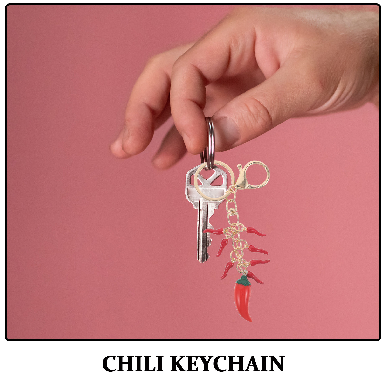 2Pcs Red Chili Pepper Keychain - Mini Backpack Purse ulasan dan harga