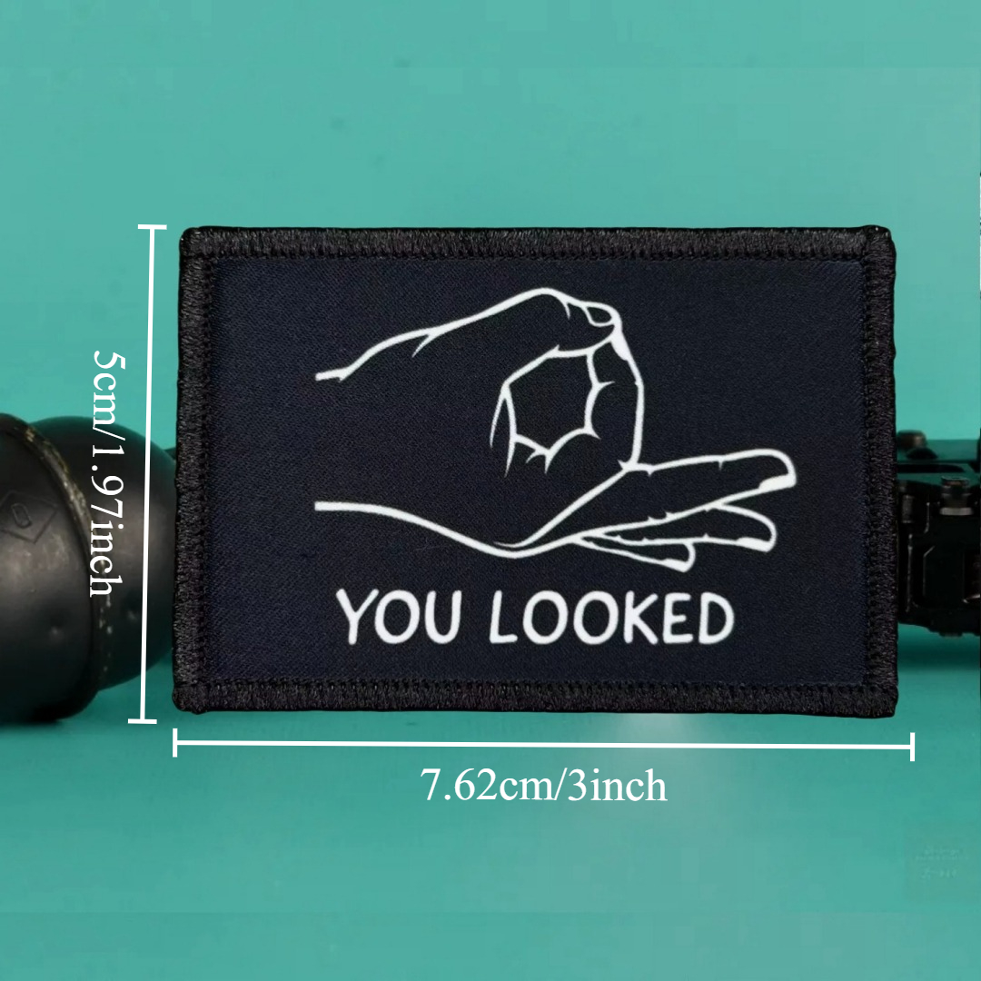 You Looked Morale Badge Patche - Rucksack Military Style ulasan dan harga