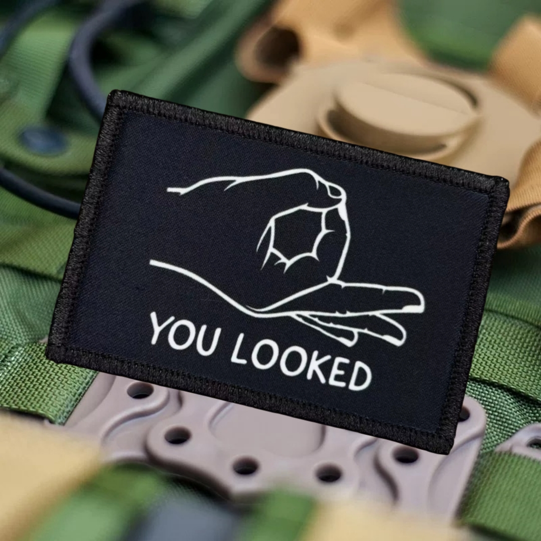You Looked Morale Badge Patche - Rucksack Military Style ulasan dan harga