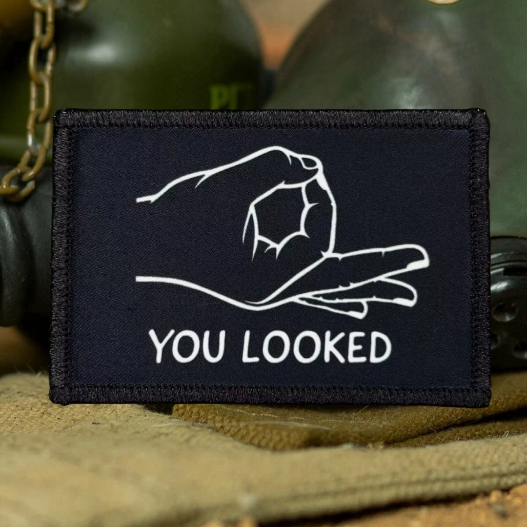 You Looked Morale Badge Patche - Rucksack Military Style ulasan dan harga