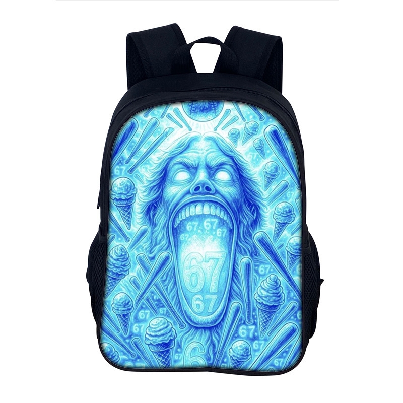 Six Seven 67 Print Lightweight - School Backpack Teen ulasan dan harga