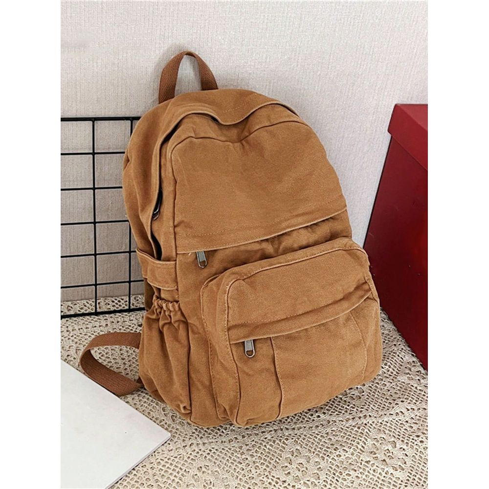 Fashionable Canvas Backpack Fo - Canvas Backpack Casual ulasan dan harga