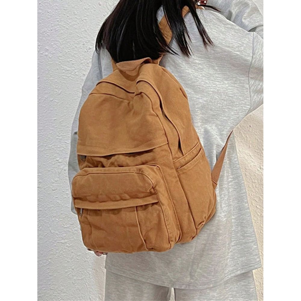 Fashionable Canvas Backpack Fo - Canvas Backpack Casual ulasan dan harga