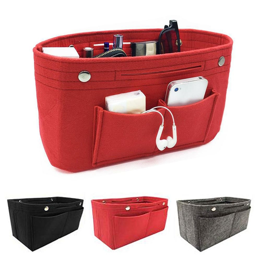 Portable Soft Felt Handbag Ins - Backpack Insert Organizer ulasan dan harga