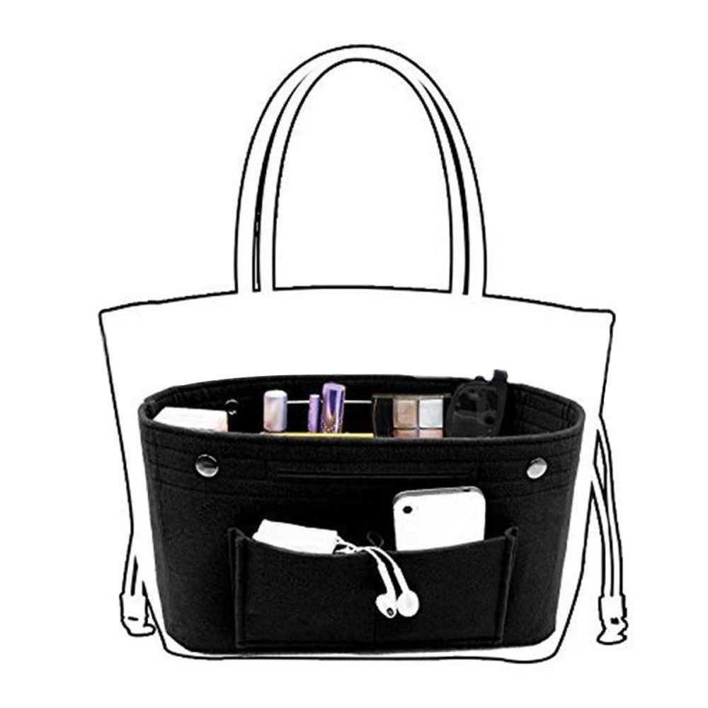 Portable Soft Felt Handbag Ins - Backpack Insert Organizer ulasan dan harga