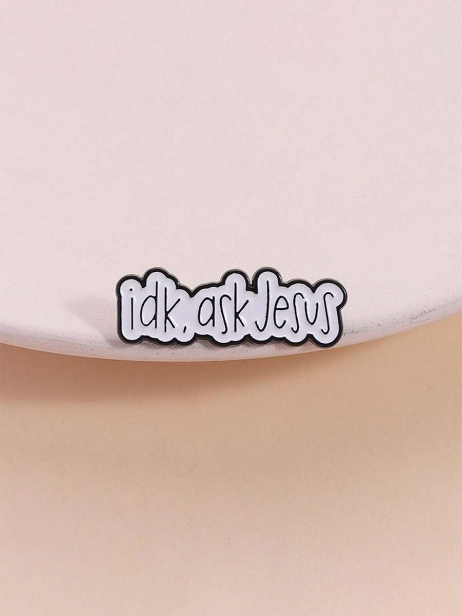 1pc 'Idk, Ask Jesus' Enamel Pi - Fashion Backpack Women ulasan dan harga