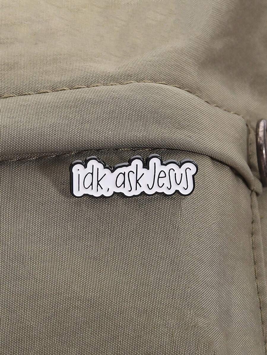 1pc 'Idk, Ask Jesus' Enamel Pi - Fashion Backpack Women ulasan dan harga