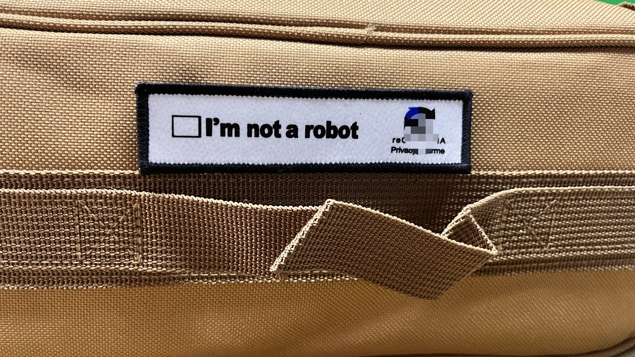 I'm Not A Robot Tactical Patch - Rucksack Military Style ulasan dan harga