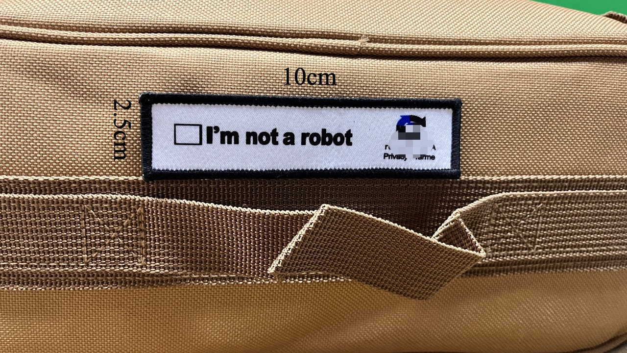 I'm Not A Robot Tactical Patch - Rucksack Military Style ulasan dan harga