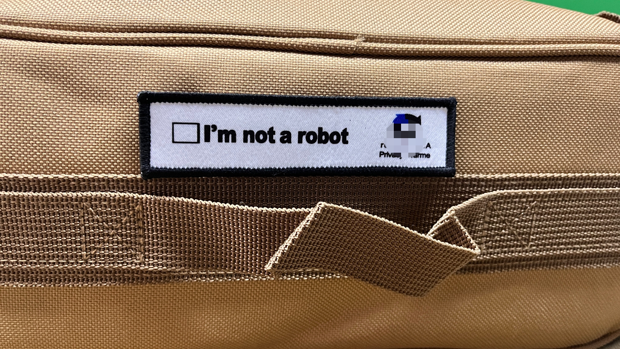 I'm Not A Robot Tactical Patch - Rucksack Military Style ulasan dan harga