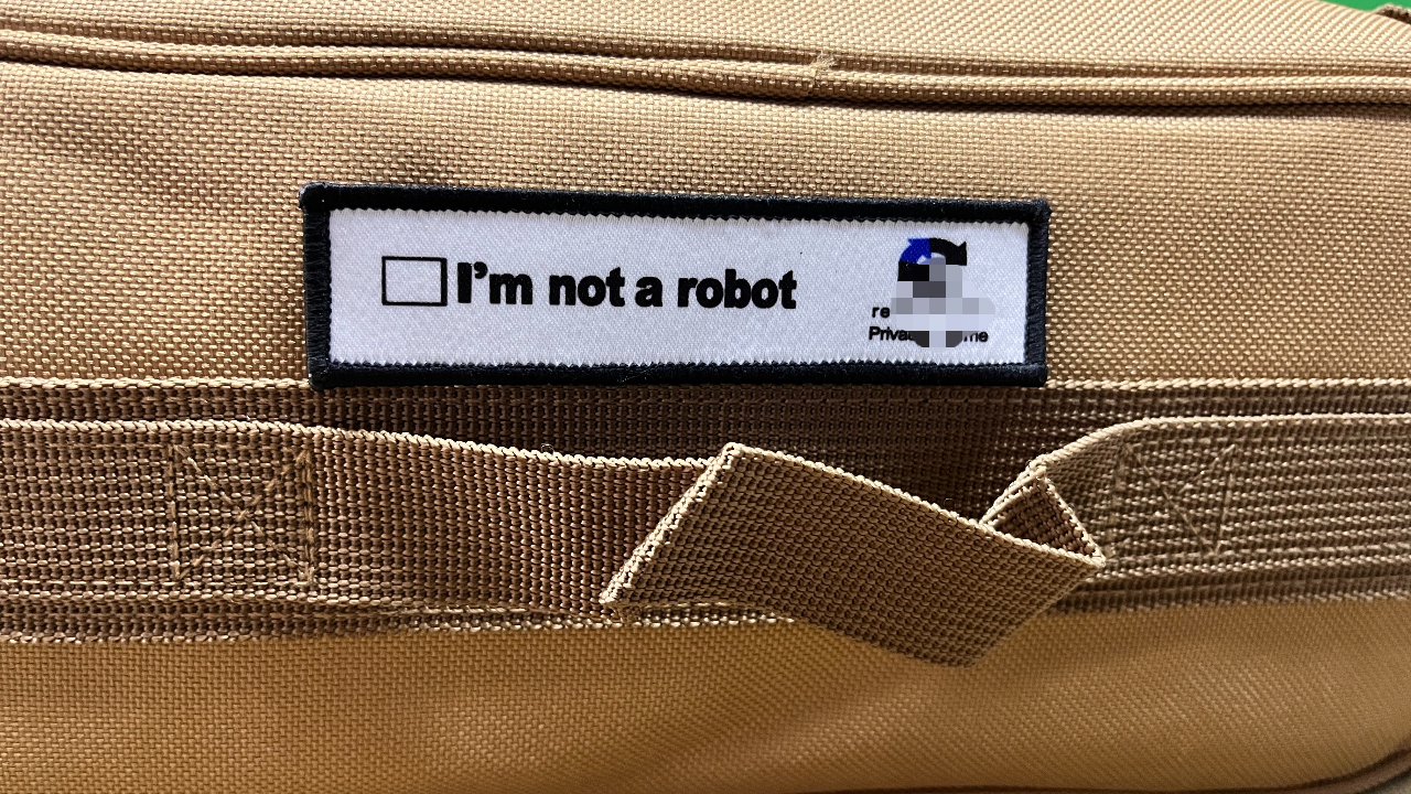 I'm Not A Robot Tactical Patch - Rucksack Military Style ulasan dan harga