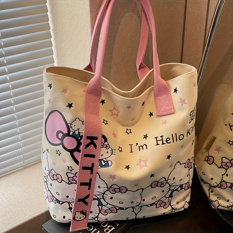 Hello Kitty Large Capacity Sho - Canvas Backpack Casual ulasan dan harga