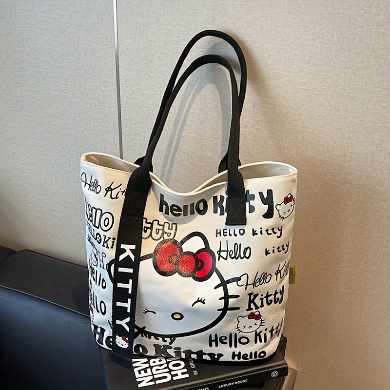 Hello Kitty Large Capacity Sho - Canvas Backpack Casual ulasan dan harga
