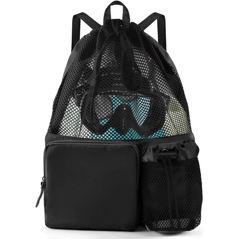 Large Capacity Mesh Drawstring - Drawstring Gym Bag ulasan dan harga