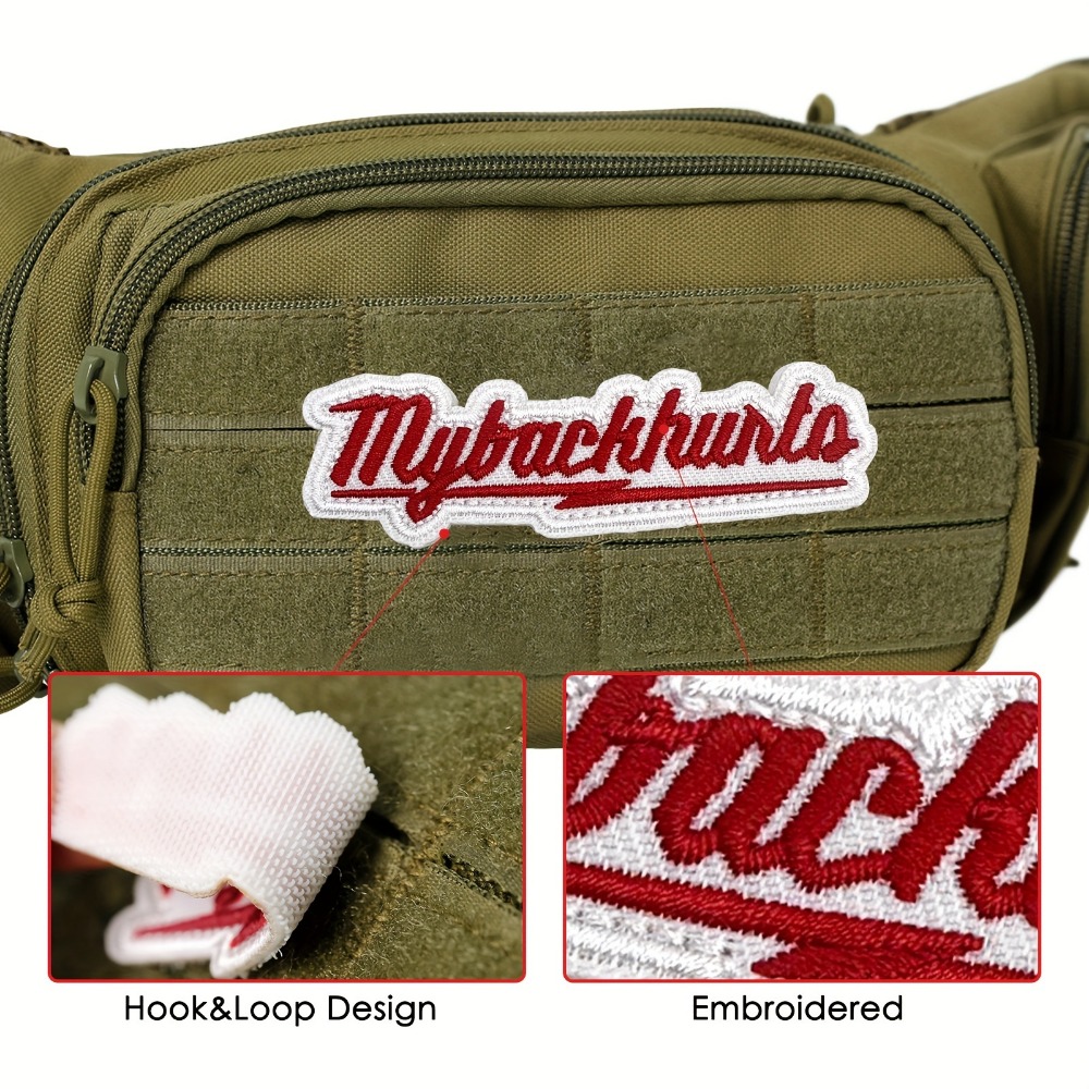 MY BACK HURTS Funny Meme Embro - Rucksack Military Style ulasan dan harga