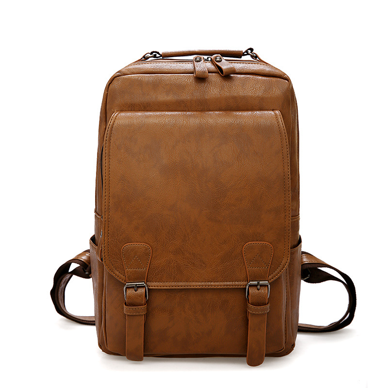 New Arrival PU Leather Backpac - Business Backpack Brief ulasan dan harga