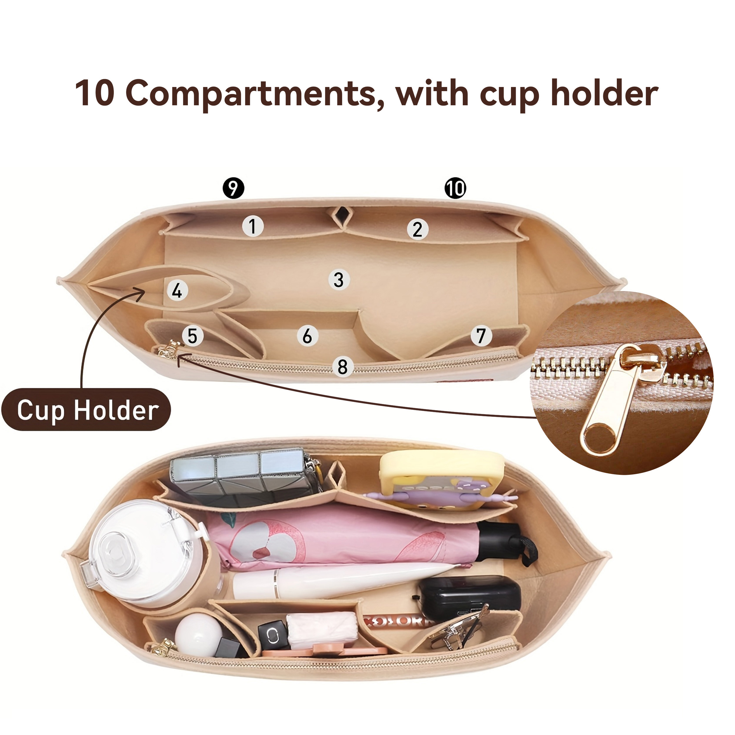 Purse Organizer Insert for Han - Backpack Insert Organizer ulasan dan harga