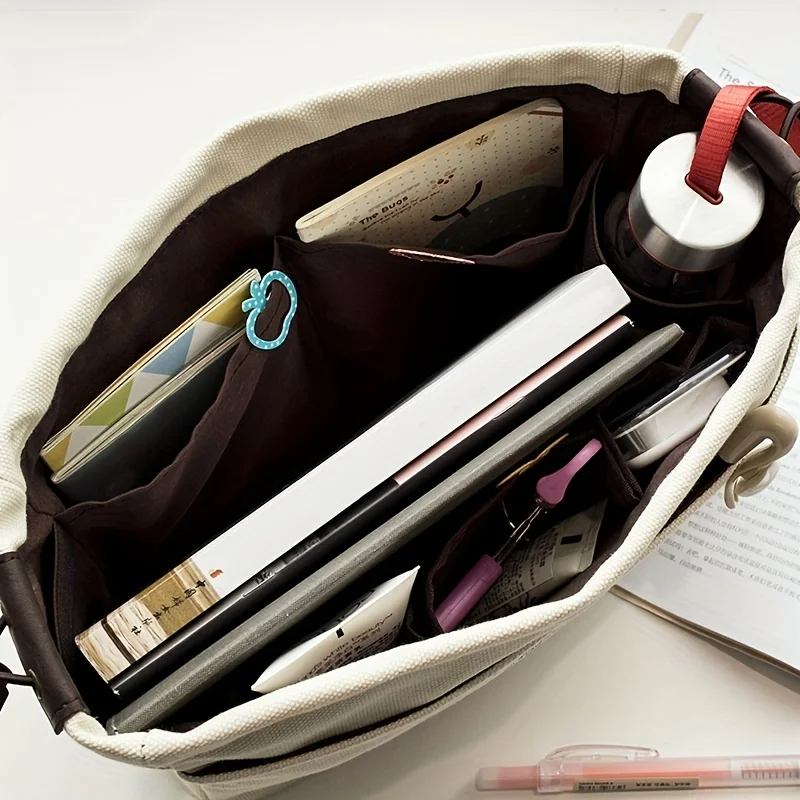 1/2pcs Drawstring Canvas Stora - Backpack Insert Organizer ulasan dan harga