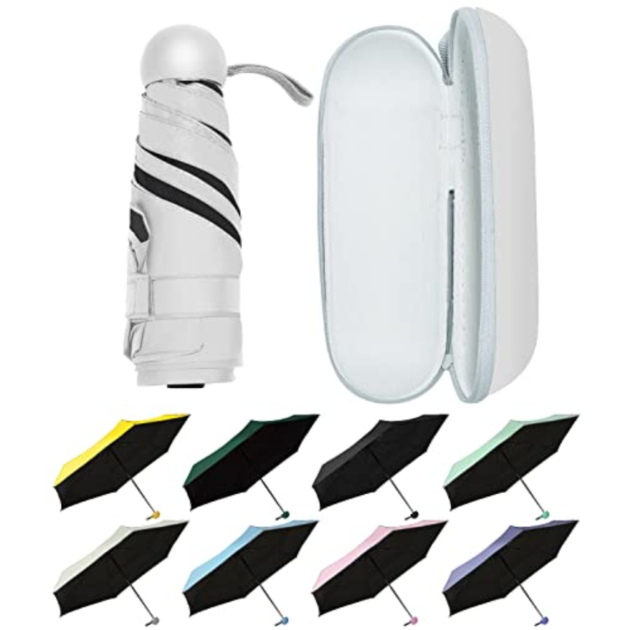Mini Travel Umbrella with Case - Mini Backpack Purse ulasan dan harga