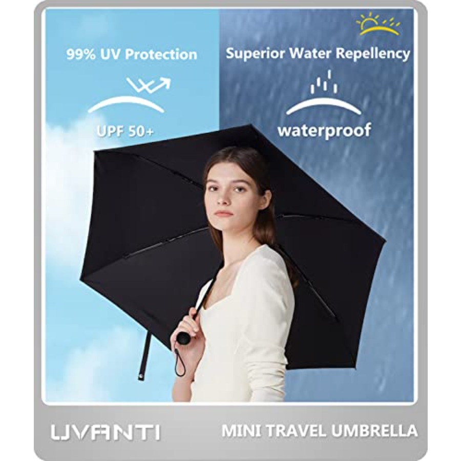 Mini Travel Umbrella with Case - Mini Backpack Purse ulasan dan harga